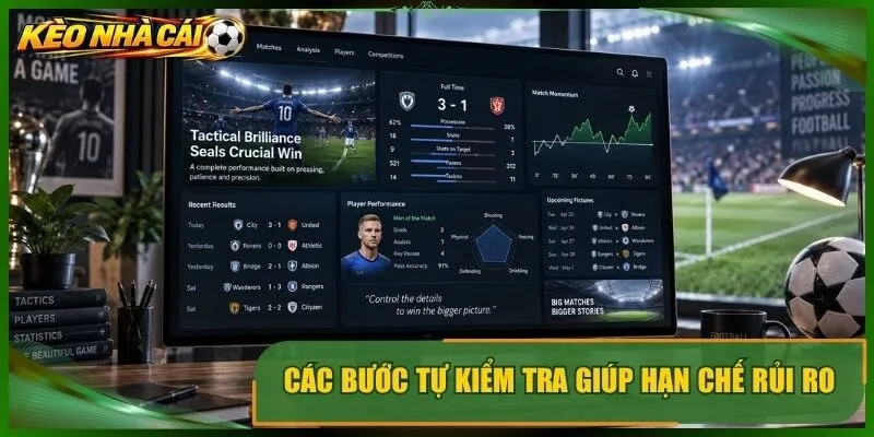 Các bước tự kiểm tra giúp hạn chế rủi ro