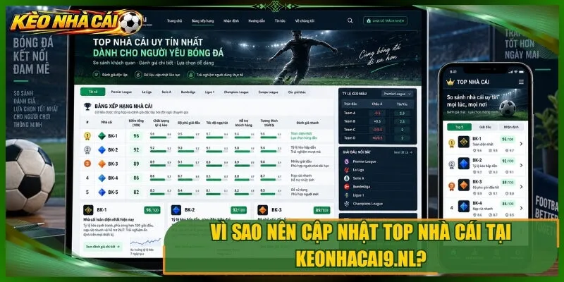 Vì sao nên cập nhật top nhà cái tại ryokajitani.com?